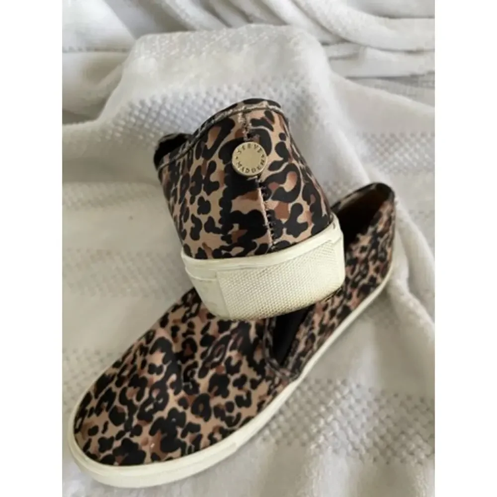 Steve Madden Slip On Leopard Sneaker, Size 8M - Picture 4 of 6